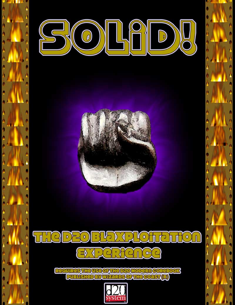 Cover for Solid!: The d20 Blaxploitation Experience - Click for larger image